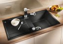 BLANCO 519104 Metra 5 SF coffee sink with Silgranit PuraDur eccentric
