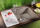 BLANCO 519580 Sink Metra 45 S Compact tartufo with eccentric Silgranit PuraDur