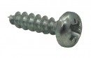 StrongFix Screw PZ 5x40 half-round head zinc white PZ2