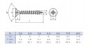 Screw PZ 6x100/70 countersunk head zinc white PZ3, partial thread