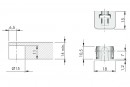 IF-Flipper shelf support min. 14mm gray