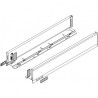 K-BLUM Legrabox M 600 mm/40 kg, Blumotion/TOB, st. steel, internal