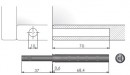 IF K-Push long with drill lens gray