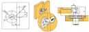 LEHMANN Sliding door lock 515.04