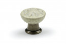 TULIP Knob Country antique bronze/porcelain beige