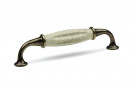 TULIP Handle Country 128 antique bronze/porcelain beige