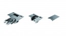 Kimana IF hinge for bottom hinge, nickel-plated