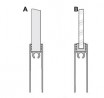 SEVROLL 03747 lower cover strip Simple/Blue 2m (for laminate 10mm) silver
