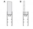 SEVROLL 04453 lower cover strip Simple/Blue 2m (for laminate 18mm) silver