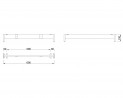 MILADESIGN Desk base low Mobilar M6207-K white