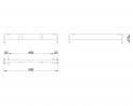 MILADESIGN Desk base low Mobilar M6206-K white