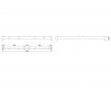 MILADESIGN Desk base low Mobilar M6312-K white