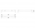MILADESIGN Desk base low Mobilar M6307-K white