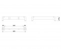 MILADESIGN Desk base low Mobilar M6306-K white