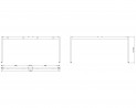 MILADESIGN Desk base Mobilar M6316 white