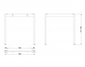 MILADESIGN Desk base Mobilar M6307 white