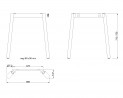 MILADESIGN Desk base Mobilar M6307E–SL white