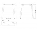 MILADESIGN Desk base Mobilar M5407T–SL white