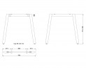 MILADESIGN Desk base Mobilar M5408T–S white
