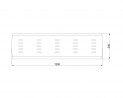 MILADESIGN Table cover sheet G8 ST395 white