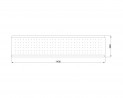 MILADESIGN Table cover sheet G8 ST326 white