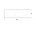 MILADESIGN Table cover sheet G8 ST324 white