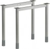 MILADESIGN Desk base G6 ST511/70 white