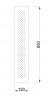 MILADESIGN Panel of the desk base G1 ST311 white
