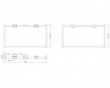 MILADESIGN Desk base Quark Q7914 white