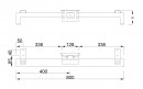 MILADESIGN Desk base low Quark Q7608-K white