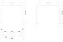 MILADESIGN Desk base Quantum Q7108 white