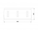 MILADESIGN Table cover sheet G8 ST393 black