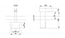 MILADESIGN fastenern of the screen G7 ST956/1 black