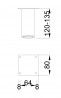 MILADESIGN furniture leg G5 ST502/12 black