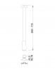 MILADESIGN Table leg G5 ST551 anthracite