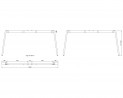MILADESIGN Desk base Mobilar M6316–S anthracite