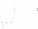 MILADESIGN Desk base Quantum Q7106 anthracite
