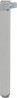 MILADESIGN Table leg G5 ST566 silver