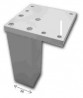 StrongLegs furniture leg FA006, 100mm, matt chrome