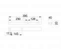 MILADESIGN Support Linear LN0300 silver