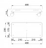 MILADESIGN Trolley for PC G9 ST102 silver