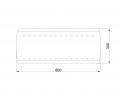 MILADESIGN Table cover sheet G8 ST383 silver