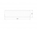 MILADESIGN Table cover sheet G8 ST345 silver