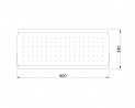 MILADESIGN Table cover sheet G8 ST343 silver