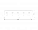 MILADESIGN Table cover sheet G8 ST375 silver
