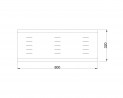 MILADESIGN Table cover sheet G8 ST373 silver