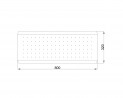 MILADESIGN Table cover sheet G8 ST323 silver