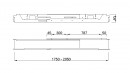 MILADESIGN Channel with regulation G7 ST954 (19-22) silver