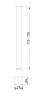 MILADESIGN Table leg G5 ST606 silver