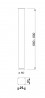 MILADESIGN Table leg G5 ST607 silver